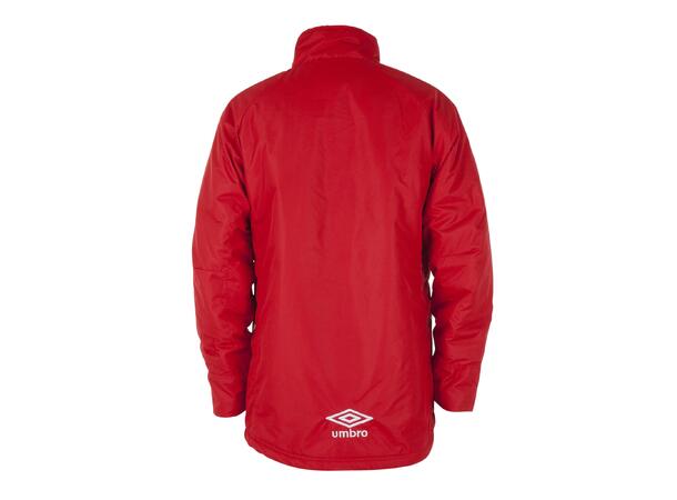 UMBRO UX-1 Team jacket jr Rød 140 Funksjonell lang vattert lagjakke 